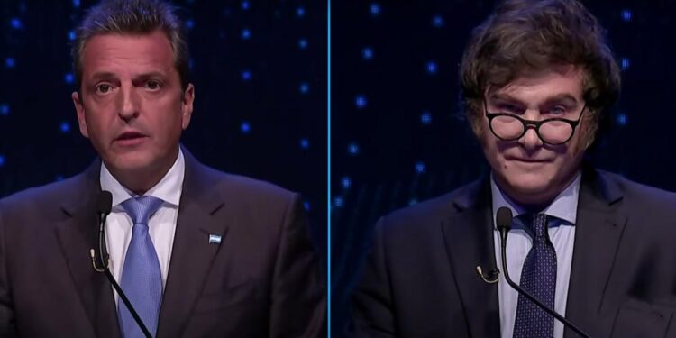 Domingo | El debate entre Massa y Milei desde las 21 horas