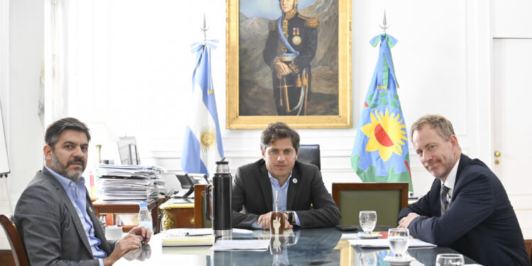 Kicillof y Bianco se reunieron con los embajadores de Noruega y Francia
