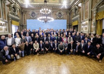 Los intendentes recibieron el tercer desembolso del Fondo de Fortalecimiento Fiscal Municipal